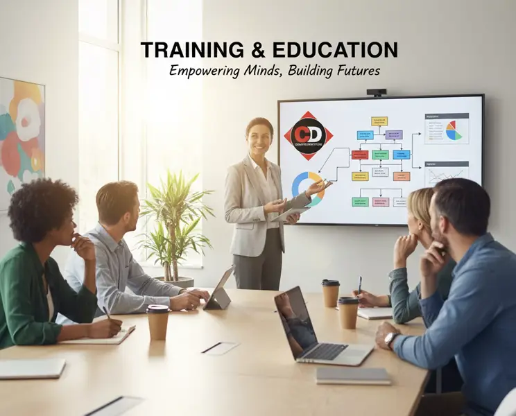 Training session on digital skills for professionals